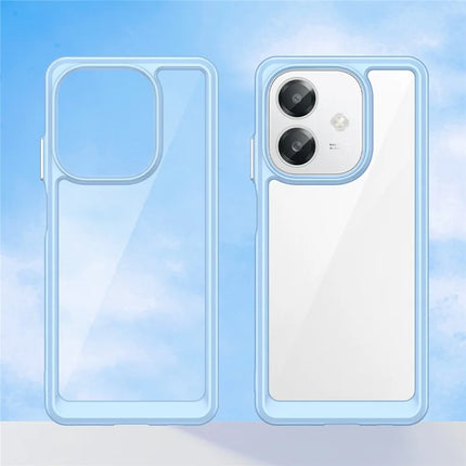For Oppo A60 5G / A40 4G / A40M 4G / A3x 4G / A3 5G / A3 4G Case TPU +Acrylic Protective Clear Phone Cover