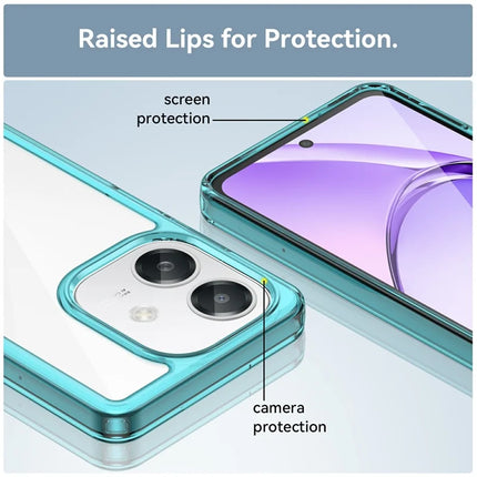 For Oppo A60 5G / A40 4G / A40M 4G / A3x 4G / A3 5G / A3 4G Case TPU +Acrylic Protective Clear Phone Cover