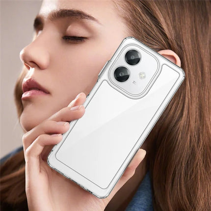 For Oppo A60 5G / A40 4G / A40M 4G / A3x 4G / A3 5G / A3 4G Case TPU +Acrylic Protective Clear Phone Cover