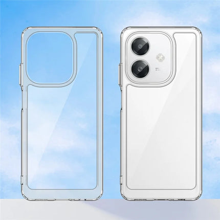 For Oppo A60 5G / A40 4G / A40M 4G / A3x 4G / A3 5G / A3 4G Case TPU +Acrylic Protective Clear Phone Cover