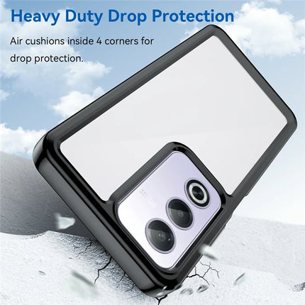 For Oppo A80 5G / A3 Pro (Global) 5G Case TPU +Acrylic Protective Clear Phone Cover