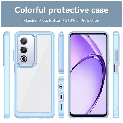 For Oppo A80 5G / A3 Pro (Global) 5G Case TPU +Acrylic Protective Clear Phone Cover