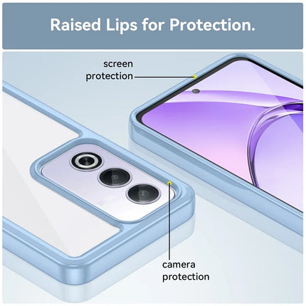 For Oppo A80 5G / A3 Pro (Global) 5G Case TPU +Acrylic Protective Clear Phone Cover