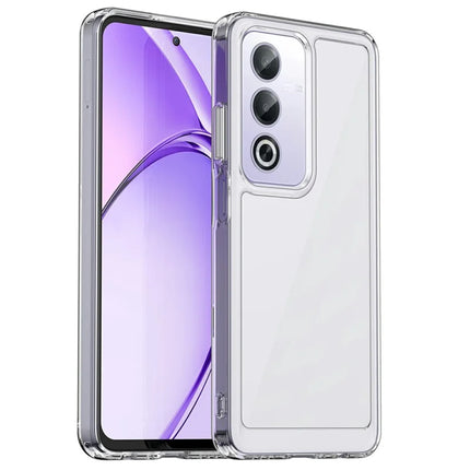 For Oppo A80 5G / A3 Pro (Global) 5G Case TPU +Acrylic Protective Clear Phone Cover - Transparent