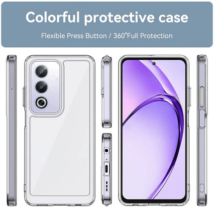 For Oppo A80 5G / A3 Pro (Global) 5G Case TPU +Acrylic Protective Clear Phone Cover