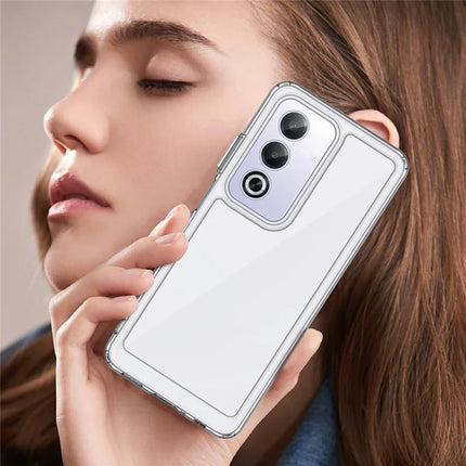For Oppo A80 5G / A3 Pro (Global) 5G Case TPU +Acrylic Protective Clear Phone Cover