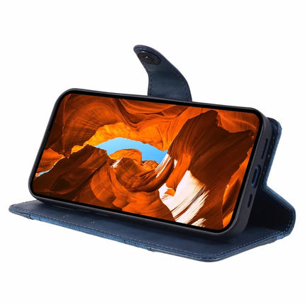 For Oppo A60 4G Case Splicing Texture Leather Phone Cover Viewing Stand
