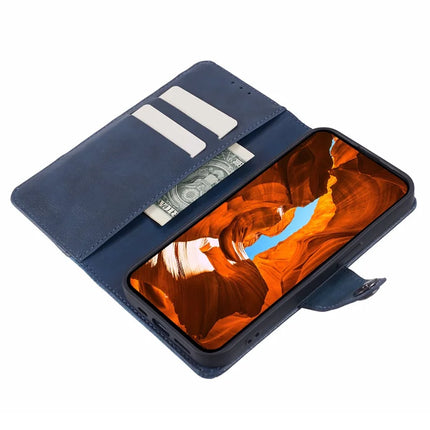 For Oppo A60 4G Case Splicing Texture Leather Phone Cover Viewing Stand