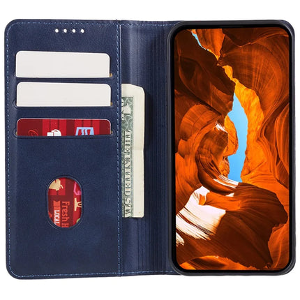 For Oppo A60 4G Case Strong Magnetic PU Leather Phone Cover Calf Texture