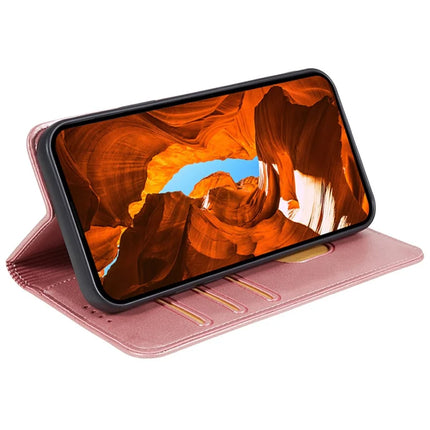 For Oppo A60 4G Case Strong Magnetic PU Leather Phone Cover Calf Texture