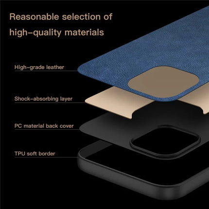 For Oppo A60 4G Case Retro Leather Coated PC+TPU Phone Cover