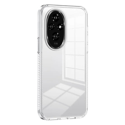 For Honor 200 5G Clear Phone Case TPU+PC Anti-Slip Drop-Proof Back Cover - Transparent