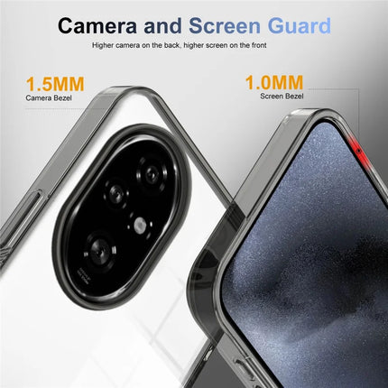 For Honor 200 Pro 5G Clear Phone Case TPU+PC Anti-Slip Drop-Proof Back Cover
