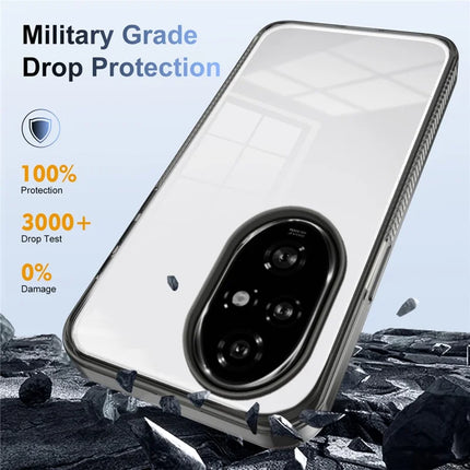 For Honor 200 Pro 5G Clear Phone Case TPU+PC Anti-Slip Drop-Proof Back Cover