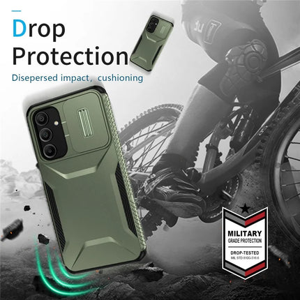 For Samsung Galaxy A16 5G / A16 4G Case Camshield TPU+PC Phone Cover Non-Slip Side Edge