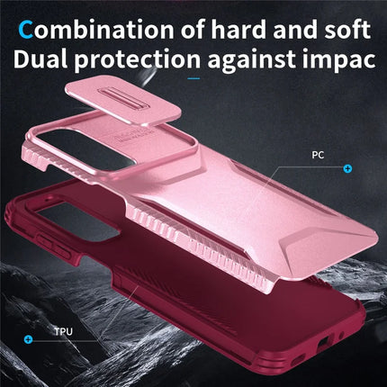For Samsung Galaxy A16 5G / A16 4G Case Camshield TPU+PC Phone Cover Non-Slip Side Edge