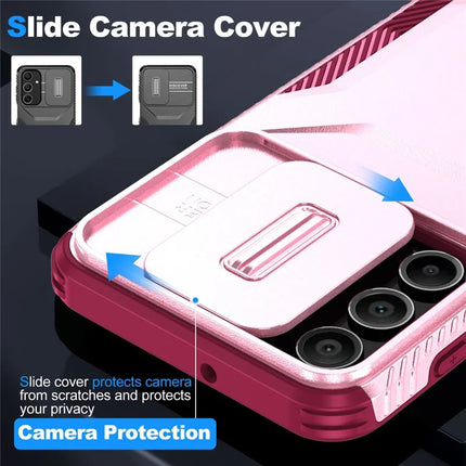 For Samsung Galaxy A16 5G / A16 4G Case Camshield TPU+PC Phone Cover Non-Slip Side Edge