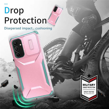 For Samsung Galaxy A16 5G / A16 4G Case Camshield TPU+PC Phone Cover Non-Slip Side Edge