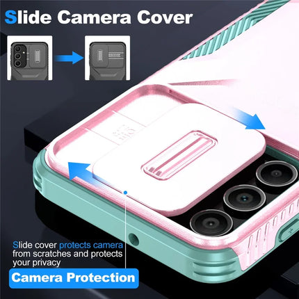 For Samsung Galaxy A16 5G / A16 4G Case Camshield TPU+PC Phone Cover Non-Slip Side Edge