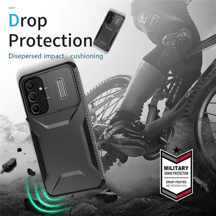 For Samsung Galaxy A16 5G / A16 4G Case Camshield TPU+PC Phone Cover Non-Slip Side Edge