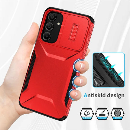 For Samsung Galaxy A16 5G / A16 4G Case Camshield TPU+PC Phone Cover Non-Slip Side Edge
