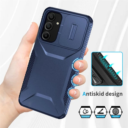 For Samsung Galaxy A16 5G / A16 4G Case Camshield TPU+PC Phone Cover Non-Slip Side Edge