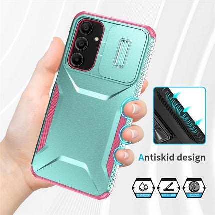 For Samsung Galaxy A16 5G / A16 4G Case Camshield TPU+PC Phone Cover Non-Slip Side Edge