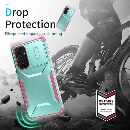 For Samsung Galaxy A16 5G / A16 4G Case Camshield TPU+PC Phone Cover Non-Slip Side Edge