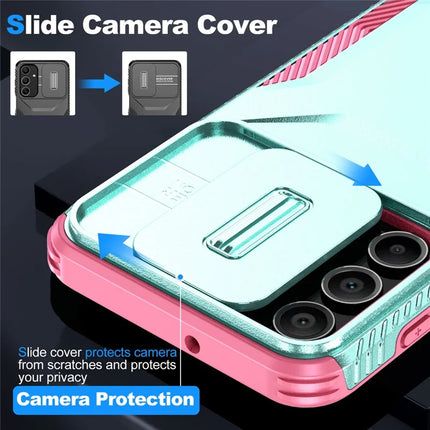 For Samsung Galaxy A16 5G / A16 4G Case Camshield TPU+PC Phone Cover Non-Slip Side Edge