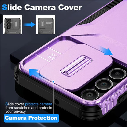 For Samsung Galaxy A16 5G / A16 4G Case Camshield TPU+PC Phone Cover Non-Slip Side Edge