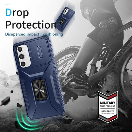 For Samsung Galaxy A16 5G / A16 4G Case Camshield Kickstand TPU+PC Anti-Slip Phone Cover