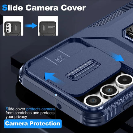 For Samsung Galaxy A16 5G / A16 4G Case Camshield Kickstand TPU+PC Anti-Slip Phone Cover