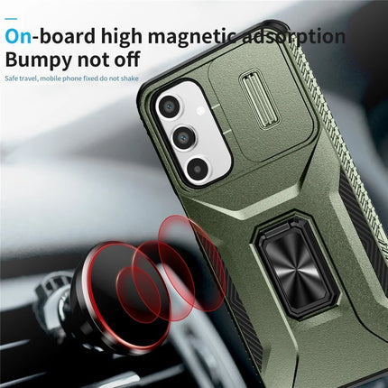 For Samsung Galaxy A16 5G / A16 4G Case Camshield Kickstand TPU+PC Anti-Slip Phone Cover