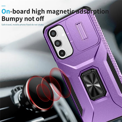 For Samsung Galaxy A16 5G / A16 4G Case Camshield Kickstand TPU+PC Anti-Slip Phone Cover