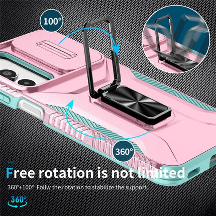 For Samsung Galaxy A16 5G / A16 4G Case Camshield Kickstand TPU+PC Anti-Slip Phone Cover