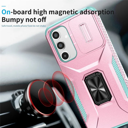 For Samsung Galaxy A16 5G / A16 4G Case Camshield Kickstand TPU+PC Anti-Slip Phone Cover