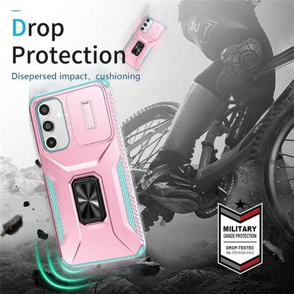 For Samsung Galaxy A16 5G / A16 4G Case Camshield Kickstand TPU+PC Anti-Slip Phone Cover