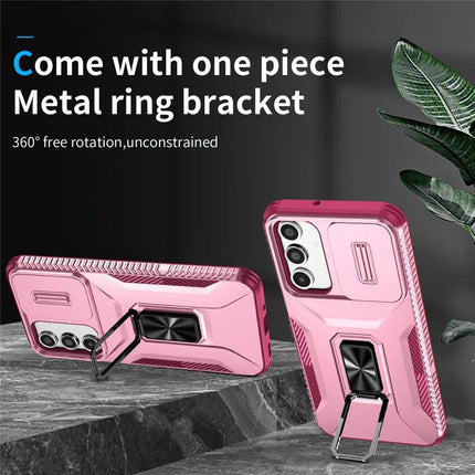 For Samsung Galaxy A16 5G / A16 4G Case Camshield Kickstand TPU+PC Anti-Slip Phone Cover