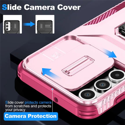 For Samsung Galaxy A16 5G / A16 4G Case Camshield Kickstand TPU+PC Anti-Slip Phone Cover
