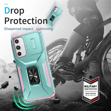 For Samsung Galaxy A16 5G / A16 4G Case Camshield Kickstand TPU+PC Anti-Slip Phone Cover