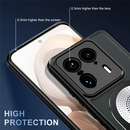 For Motorola Moto X50 Ultra 5G / Edge 50 Ultra 5G Magnetic Case Heat Dissipation Aromatherapy Kickstand Silicone+PC Phone Cover