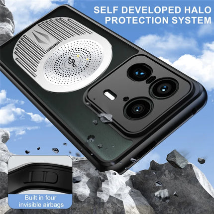 For Motorola Moto X50 Ultra 5G / Edge 50 Ultra 5G Magnetic Case Heat Dissipation Aromatherapy Kickstand Silicone+PC Phone Cover