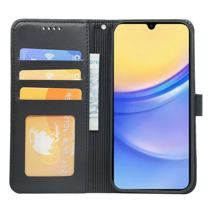 For Samsung Galaxy A16 5G / A16 4G Wallet Case Magnetic Snap Leather Phone Cover with Strap