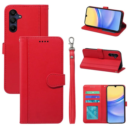 For Samsung Galaxy A16 5G / A16 4G Wallet Case Magnetic Snap Leather Phone Cover with Strap