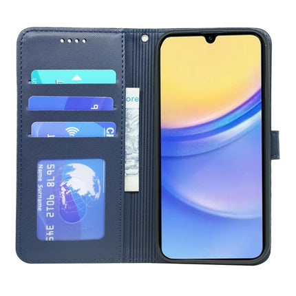For Samsung Galaxy A16 5G / A16 4G Wallet Case Magnetic Snap Leather Phone Cover with Strap