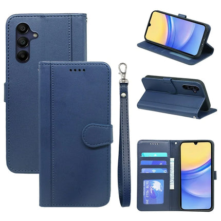 For Samsung Galaxy A16 5G / A16 4G Wallet Case Magnetic Snap Leather Phone Cover with Strap