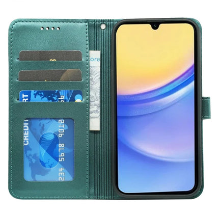 For Samsung Galaxy A16 5G / A16 4G Wallet Case Magnetic Snap Leather Phone Cover with Strap