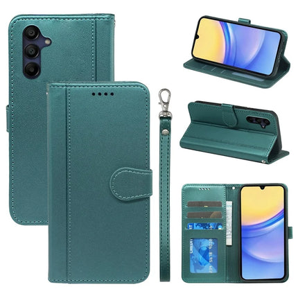 For Samsung Galaxy A16 5G / A16 4G Wallet Case Magnetic Snap Leather Phone Cover with Strap