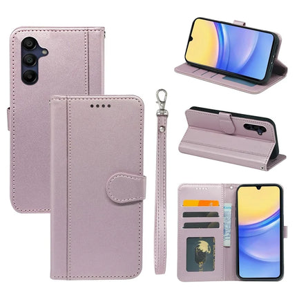 For Samsung Galaxy A16 5G / A16 4G Wallet Case Magnetic Snap Leather Phone Cover with Strap
