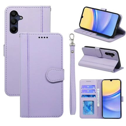 For Samsung Galaxy A16 5G / A16 4G Wallet Case Magnetic Snap Leather Phone Cover with Strap